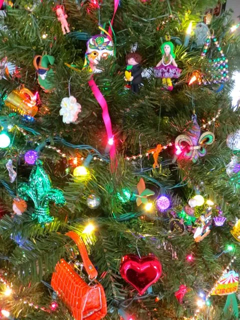 Mardi Gras tree ornaments